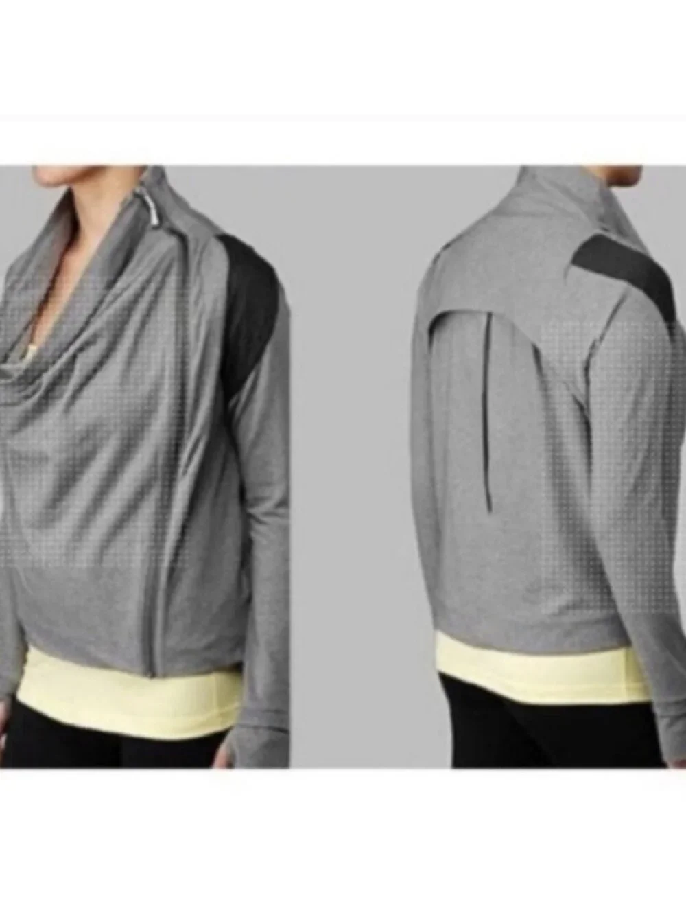 LULULEMON Sway Moto Jacket Gray